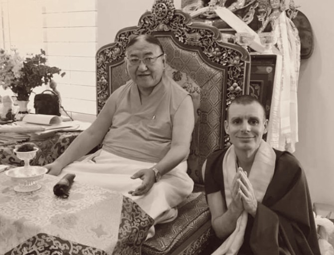 Lama Rinchen con Gongma Trichen