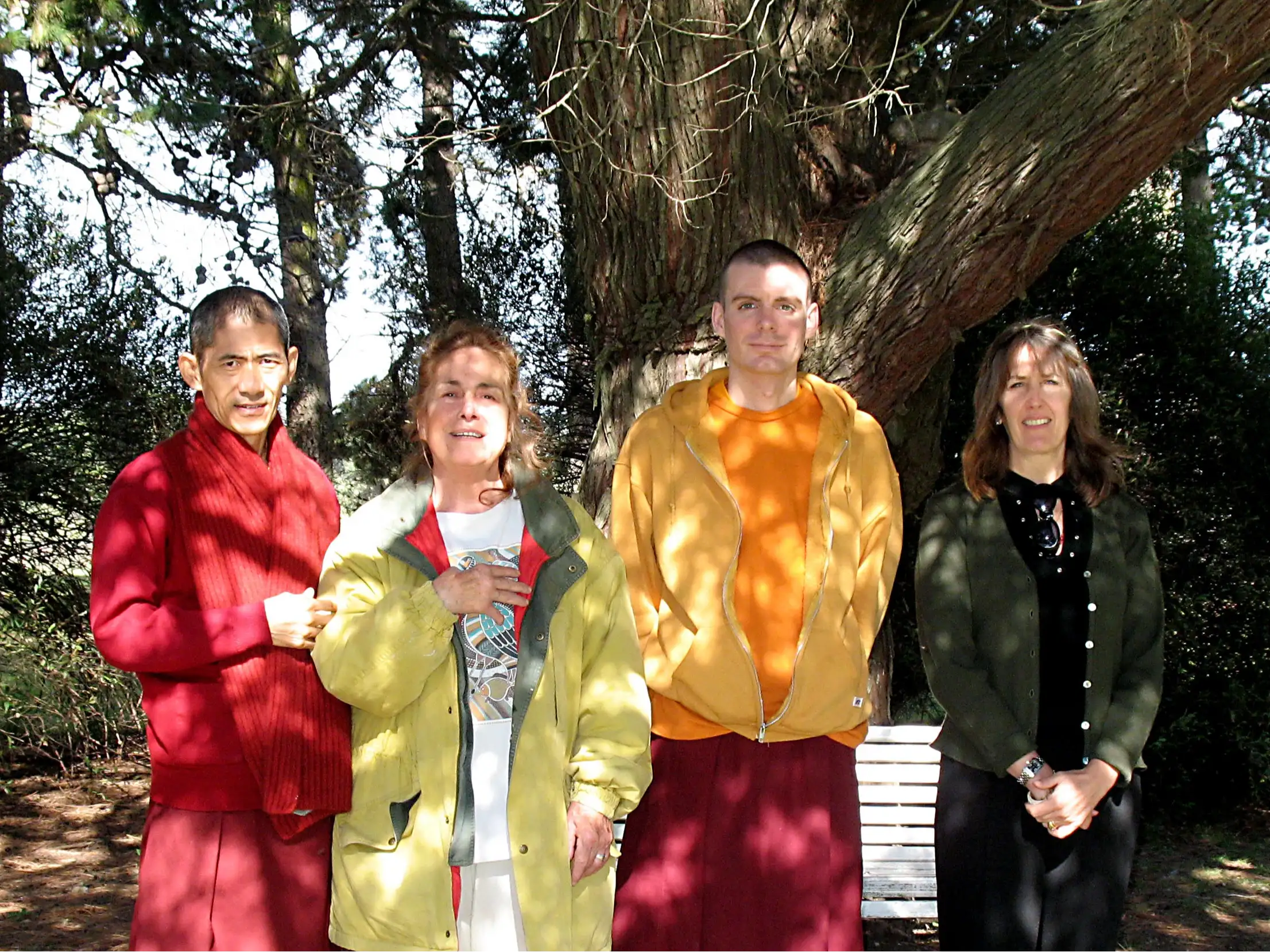 Lama Rinchen con su Maestro Khenpo Pema en Argentina 2006
